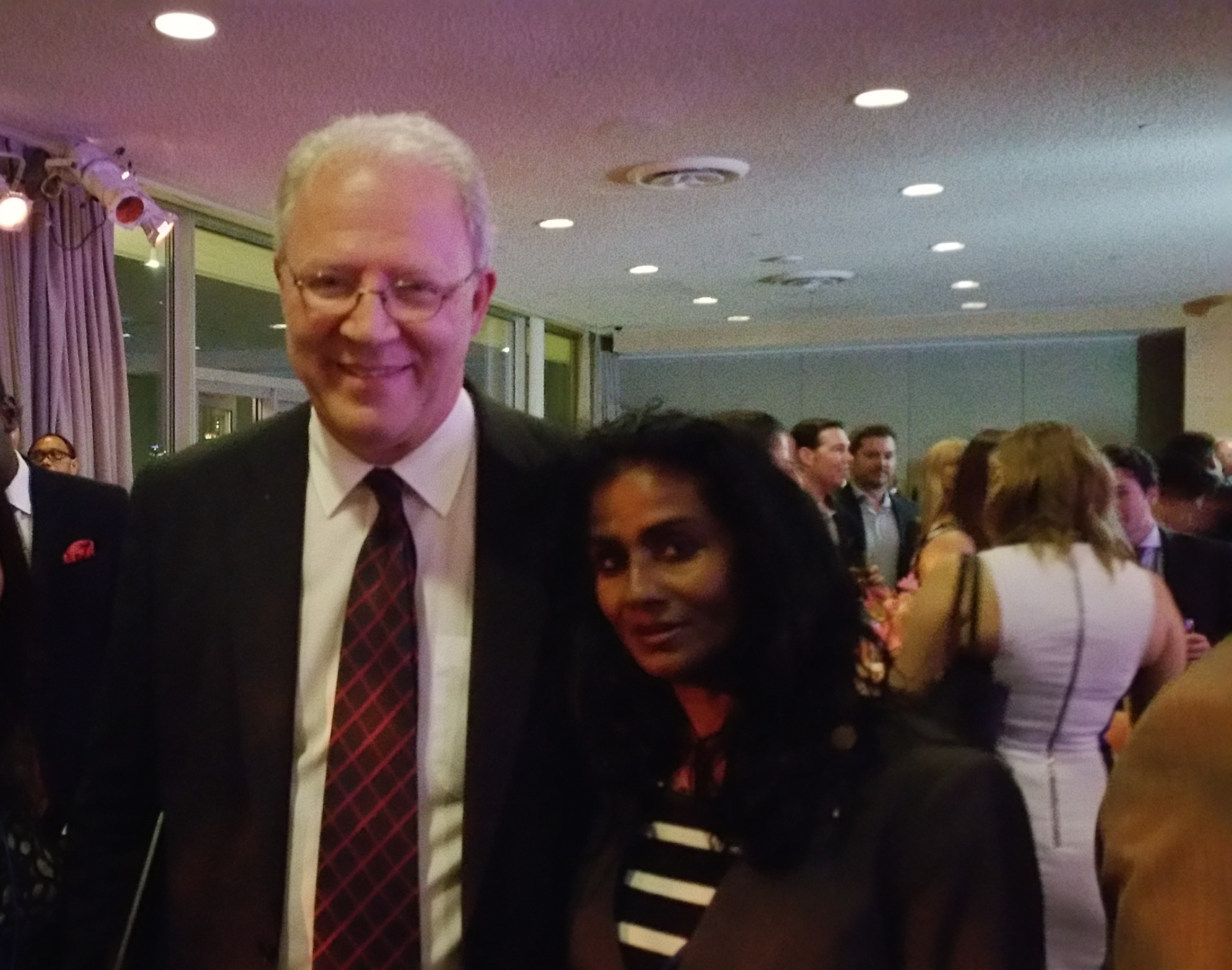 With H.E. Mr. David Donoghue, Ireland Mission to the UN